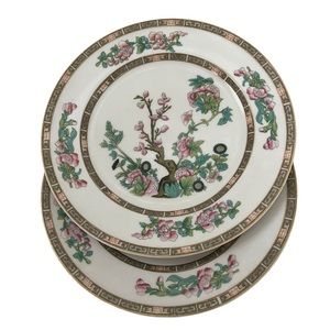 Set of 2 Lenox Indian Tree Dinner Plates